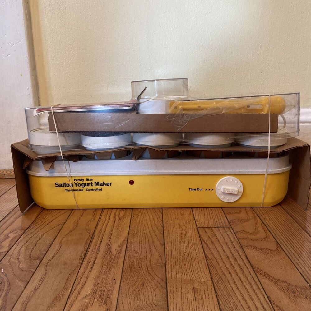 Vintage Salton Yogurt Maker Cheese Maker Family Size GM-10 *****NO JARS INCLUDED
